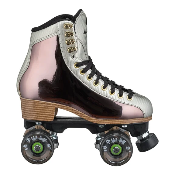 Atom Quad Outdoor Roller Skates - Flex Nylon Women's Outdoor Package (Gunmetal)
