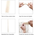thumbnail image 6 of Macrame Wall Hanging Large- Boho Wall Decor- large wall art- Wall Decor Living Room- Macrame Tapestry Boho Decor for Bedroom (Triangle), 6 of 12