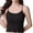Black, variant on aidice Built in Bra Tank Top for Women Sleeveless Strap Crop Tops Summer Casual Undershirts Free Size