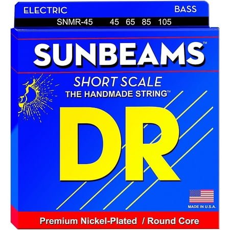 DR Strings Sunbeams SNMR-45 Medium Short Scale 4 String Bass