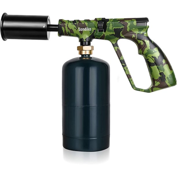 Powerful propane barbecue blowtorch Flamethrower Grilling fire gun