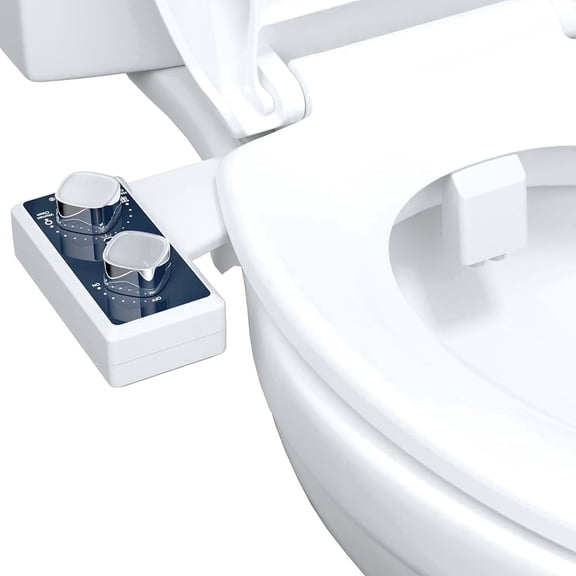 CADOVE Non-Electric Bidet Attachment for Toilet, Dual Self-Cleaning Retractable Nozzle