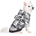 thumbnail image 2 of Balery Monochrome Botanical Illustration Sudadera con Capucha para Perros Pequeños – Ropa para Mascotas, Disfraz para Perros y Gatos, Ideal para Fiestas y Cosplay-Medium, 2 of 7