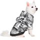 thumbnail image 2 of Balery Monochrome Botanical Illustration Sudadera con Capucha para Perros Pequeños – Ropa para Mascotas, Disfraz para Perros y Gatos, Ideal para Fiestas y Cosplay-XX-Large, 2 of 7