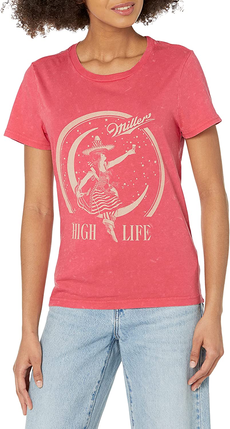 Lucky Brand Womens Short Sleeve Crew 