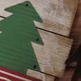 thumbnail image 5 of Raz 28" Rustic Wood and Metal Red Truck Carrying Tree Wall Art, 5 of 5