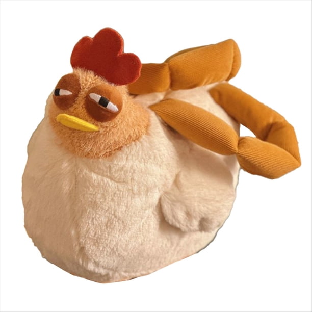 Divertido Bolso de Peluche de Pollito Bolso Feo con Forma de Pollo Bolso con Forma de Gallina Bolso de Hombro Adecuado para Regalos de Cumpleaños de Niñas