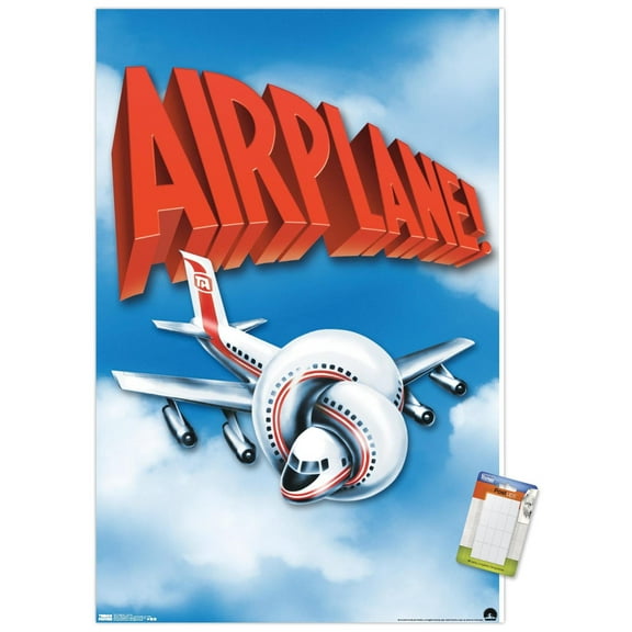 Airplane - Key Art Wall Poster, 22.375" x 34"