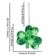 thumbnail image 3 of Cartel Colgante de Madera para Día de San Patricio | Decoración para Fiesta en Casa del Festival Irlandés | Adorno de Pared Trébol Verde de la Suerte | 1 Pieza | 5.28x5.94 Pulgadas | Fácil de Colgar, 3 of 6