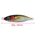 thumbnail image 4 of Señuelo hundimiento lento WDOplteas jigging con Anzuelo Aparejos pesca con cebo Metal para Lubina 60g, 4 of 7