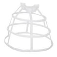 thumbnail image 1 of Retro 3/5 Vestido Hoop Ball Gown Bone Crinoline Petticoat para Disfraces de Niñas - Blanco, S Blanco Pequeño Soledad Traje de boda aro, 1 of 8