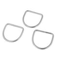 thumbnail image 2 of LOVIVER 3Pcs Stainless Steel Diving D for Weight Belt Webbing Harness Accessory, 2 of 8