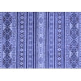 thumbnail image 1 of Ahgly Company Machine Washable Indoor Rectangle Oriental Blue Modern Area Rugs, 8' x 12', 1 of 4