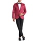thumbnail image 2 of BLAZER PROM CHIC INSPIRADO para hombres, chaquetas deportivas de cuello pico de un solo botón para bodas de negocios, 2 of 6