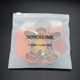 thumbnail image 4 of 3 Piece Gingerbread Man Cookie Cutter Set, Christmas Shape Cookie Cutters Molds - 2.2 Inch, 3 Inch, 4.5 Inch, 4 of 4