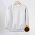 thumbnail image 2 of Sweatshirts for Girls Solid Color Long Sleeves Tops Casual Fleece Sweater Crew Neck Oversized Pullover Cotton Clothes Casual Comfy Fall Winter Warm Sweatshirts Kids Coat, 2 of 5