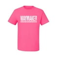 thumbnail image 2 of Wild Bobby Waymaker Inspirational/Christian Men Graphic Tee, Neon Pink, 3X-Large, 2 of 5
