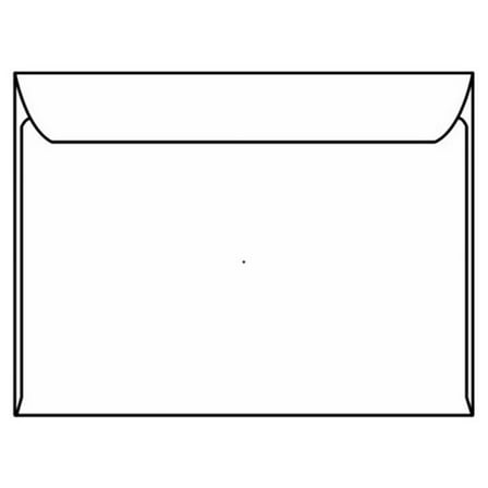 Open Side Booklet Envelopes, 9-1/2" x 12-5/8", 28#, White, Side Seams (Box of 500)