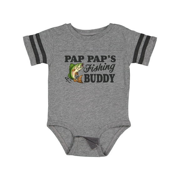 Inktastic Pap Pap's Fishing Buddy Boys Baby Bodysuit