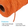 thumbnail image 3 of Cordel de yute Unique Bargains 328 Pies 2mm Naranja, 3 of 5