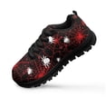 thumbnail image 2 of Chririnla Kids Sneakers Red Spider Cobweb Shoes for Boys Size 11.5 Slip on Sneakers Lightweight Lace up Athletic Running Shoes Holiday Festival Footwear, 2 of 7