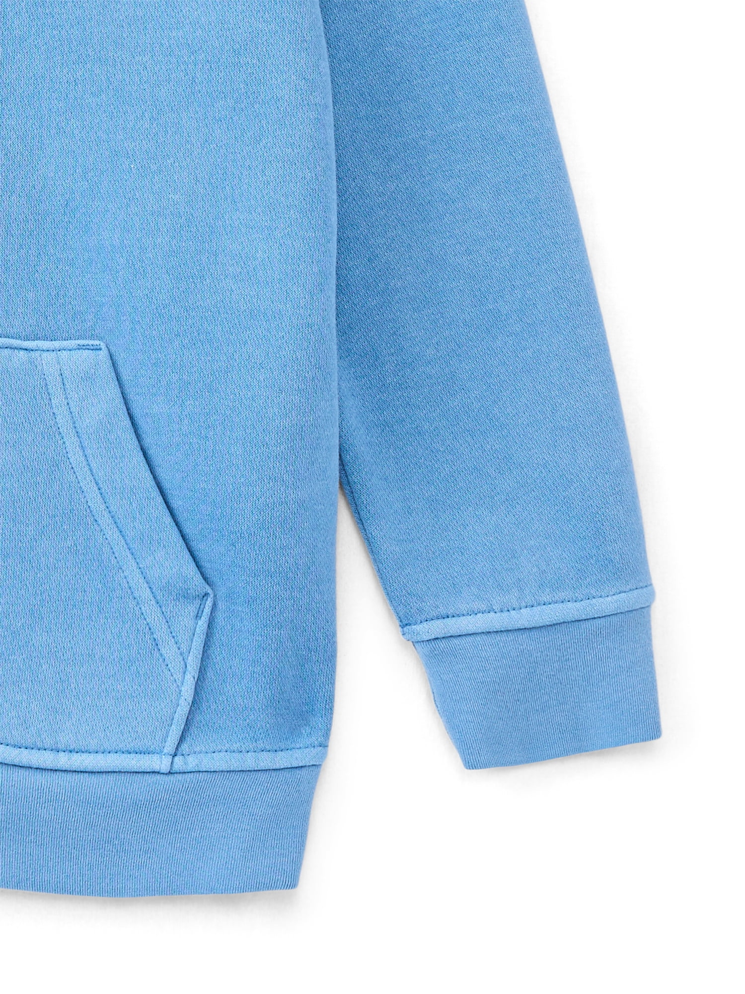 Wonder Nation Boys' Fleece Hoodie with Long Sleeves, Sizes 4-18 & Husky