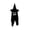 Black, variant on XHKUYI Halloween Hanging Ghost Decoration 39.3 inch, Glowing White Fabric Ghost with Witch Hat, Spooky Floating Ghost Decor for Halloween Home, Garden, Tree, Yard, Party