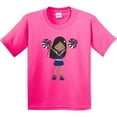 thumbnail image 3 of Inktastic African American Girl, Cheerleaders, Cheerleading Youth T-Shirt, 3 of 5