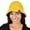Mustard, variant on Unisex Winter Cable Knit Packable Vintage Cloche Bucket Hat, Mustard