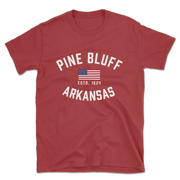 Pine Bluff Arkansas Patriot Men's Cotton T-Shirt