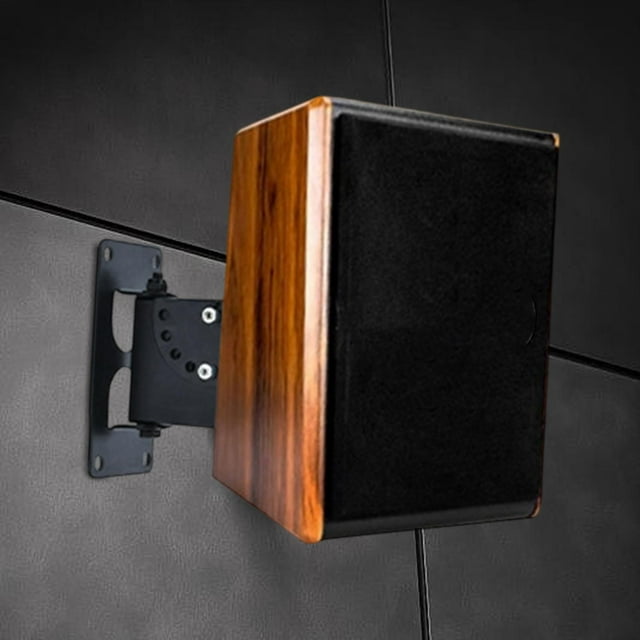 Soporte de montaje en la pared de altavoces, acero aleación de soporte de montaje de techo fácil de instalar ajustable para audio, escenario, festival