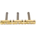 thumbnail image 4 of Musiclily Ultra 10.8mm Wave Style Full Solid Brass Barrel Compensated Saddles for Tele Style Electric Guitar, Nickel Screws, 4 of 5