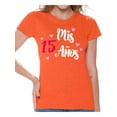 thumbnail image 1 of Awkward Styles Mis 15 Anos T Shirt for Ladies Quince Anos Shirts for Girls Birthday Girl Shirt Birthday Gifts for Teens I am 15 T-Shirt for Her Quinceanera Party Clothing White Print Teen Party, 1 of 4