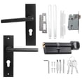 thumbnail image 2 of Single-sided Split Door Lock, Room Lock, With Handle Zinc Alloy Window Sliding Glass Doors For Sliding Doors Other Doors, 2 of 8