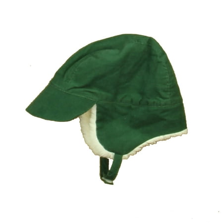 

Pre-owned Janie and Jack Boys Green | White Winter Hat size: 12-18 Months