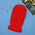 thumbnail image 2 of CoCopeaunts New Knited Skull Cap Women Men Mask 3 Hole Full Face Mask Ski Mask Winter Cap Balaclava Motorbike Motorcycle Helmet Full Helmet, 2 of 6