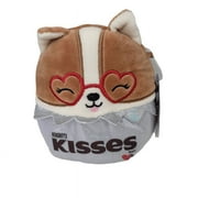 Squishmallows Official Kellytoys Plush 5 Inch Regina the Hershey's Kisses Corgi Dog Valentine's Day Edition Ultimate Soft Stuffed Toy
