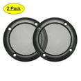 thumbnail image 1 of Unique Bargains Speaker Grill Cover 3.5 Inch Mesh Decorative Circle Subwoofer Protector Black 2pcs, 1 of 6