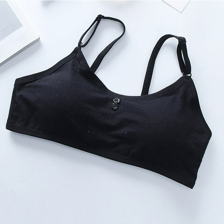 LowProfile Push Up Bra for Women Big Girls Student Training Wireless Light  Padded Sports Cropped Cami Teens Underwear Adjustable Vest Teenager