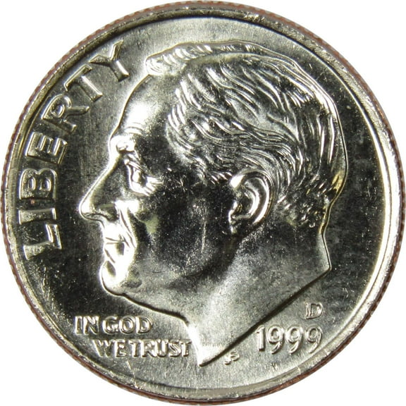 1999 D Roosevelt Dime BU Uncirculated Mint State 10c US Coin Collectible