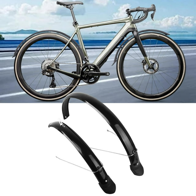 DYNWAVECA Vélo Pliant avant Arrière Garde-Boue Protection de Roue Robuste Mudflaps Vélo Garde-Boue pour l'Extérieur pour 29 Pouces
