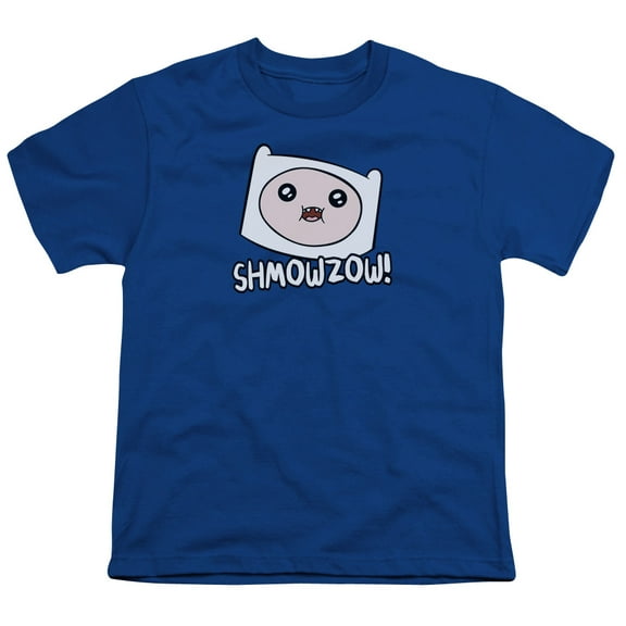 Adventure Time - Shmowzow - Youth Short Sleeve Shirt - Large