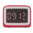 thumbnail image 3 of Despertador Digital Bling Bling con Altavoces Inalámbricos Luz Nocturna Radio FM Rojo, 3 of 12