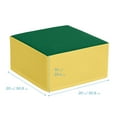 thumbnail image 2 of ECR4Kids SoftZone Pedestal Play Block Corner Climber, Beginner Playset, Assorted, 2 of 9