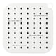 thumbnail image 1 of Tapa de desagüe cuadrada Colector de pelo de silicona Alcantarilla de baño Filtro de pelo Colador de fregadero Blanco seitruly  HA7859-02B, 1 of 6