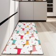 thumbnail image 4 of Colorful Funny Dachshund Kitchen Rug Mat,Kitchen Runner Rugs Non Skid Washable,Decorative Kitchen Floor Mats for Kitchen,Sink,Laundry,17"X47", 4 of 5