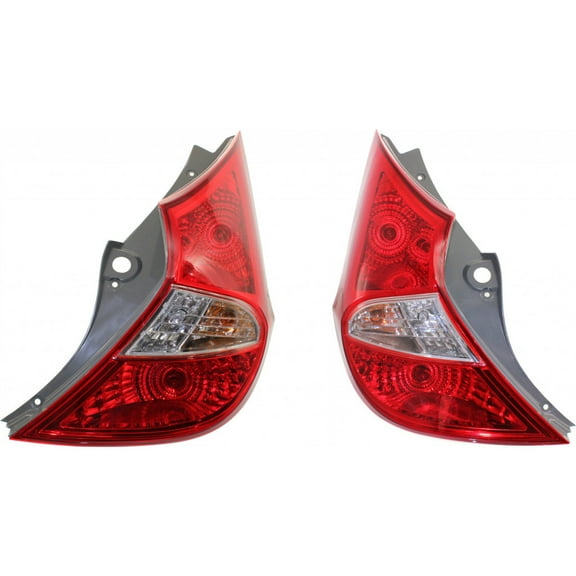 For 2012-2017 Hyundai Accent Tail Light Driver and Passenger Side Bulbs Included DOT Certified HY2800143, HY2801143 | 92401-1R210, 92402-1R210 ;for Hatchback