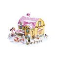 thumbnail image 1 of PEONAVET Three-Dimensional Puzzle Christmas Gift Cottage DIY Puzzle Snow House Model Decoration, 1 of 2