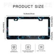 thumbnail image 6 of Magical Butterflies and Moon License Plate Frames for Women Men Car Plate Holder Cover Metal Tag Aluminum Car Accessories Front Rear Plate Decor, 6 of 6