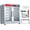 Double Door_5F, variant on NEILA 4-Tier Hot Box Food Warmer 16"x23"x23", 850W Stainless Steel Heated Cabinet/Proofing Cabinet with Water Tray, Fits 1/1 Pans, Perfect for Pizza, Chicken, Patty, Pastry